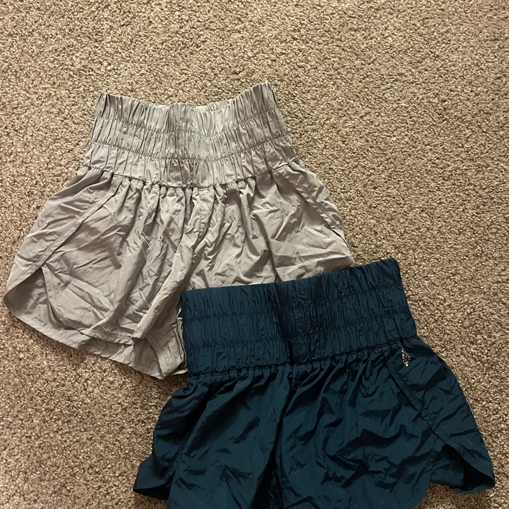 Free people Shorts Set - Gray and Teal